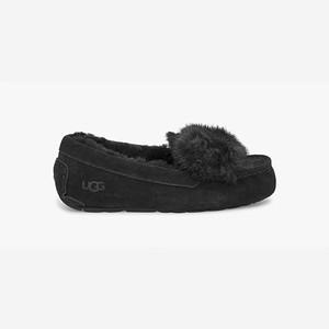 Ugg Ansley Puff Bow Women Slippers Black (2718OBLTC)